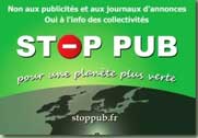 Stop-Pub-autocollant